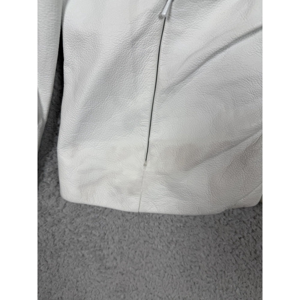 Vintage Y2K Wilsons Leather Maxima Cafe Racer Motorcycle Jacket Womens Size S - Picture 6 of 9